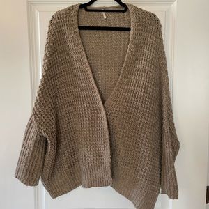 Free People Chunky Knit Cardigan